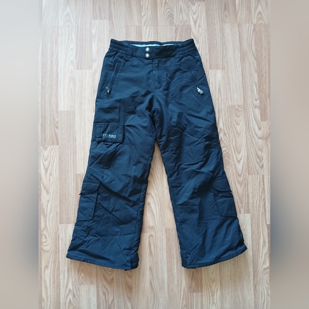 Betty Rides Snowboarding Girl's Black Pants